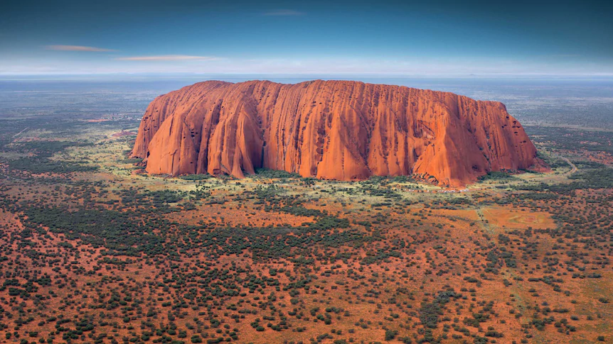 Uluru rock formation