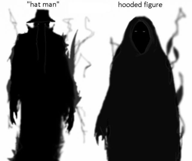 Hat Man and a Shadow Person